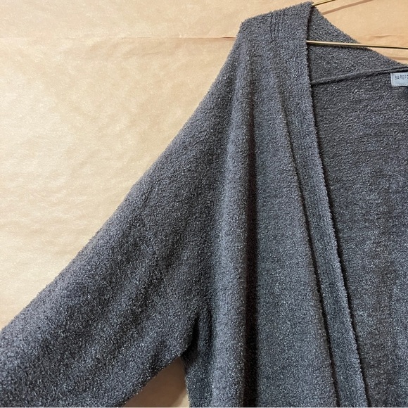 Barefoot Dreams | CozyChic Lite Ribbed Edge Cardi Cardigan Sweater Size M - Picture 4 of 11